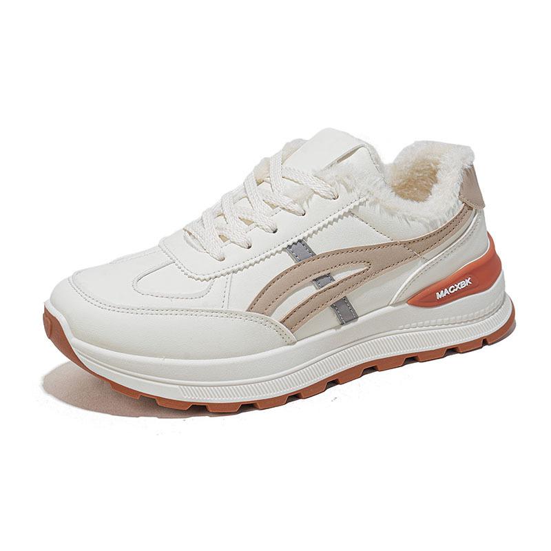 Winter velvet sports shoes thick-soled thickened warm cotton shoes casual dad shoes