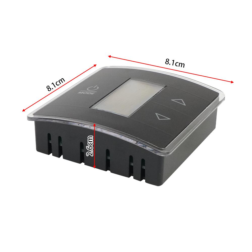 1PCS Car Digital LED Black Thermostat 3316250.712 For RV/Camper Conditioners