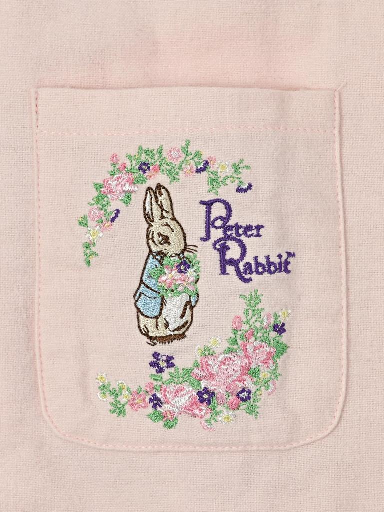 Long Top and Large Loose Pants Soothing Embroidered Genuine Absorbent [repose Time] Women's Open-front Pajamas, 100% Cotton, Sleeves, Bottom, Size,