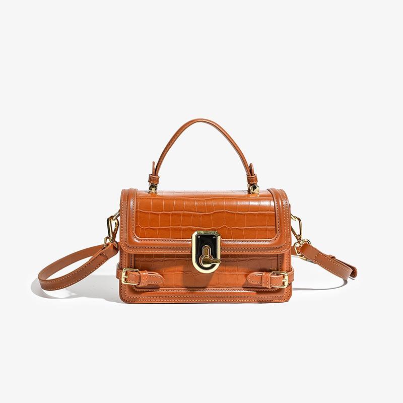 

Hvauen light luxury high-end small square bag women s spring and summer new messenger bag