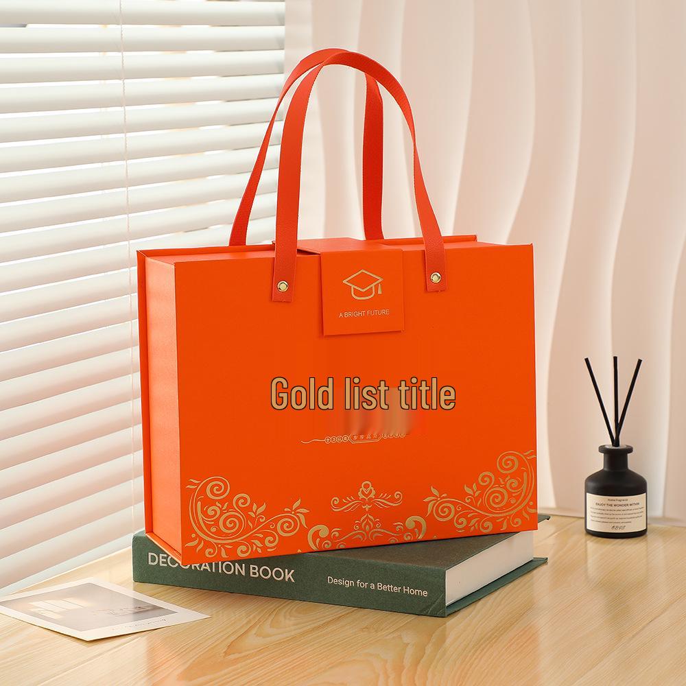 Golden Scholars Graduation Gift Box - Creative Large Coca-Cola Packaging for Bright Futures