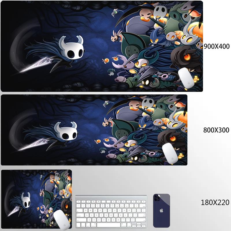 Hollow Knight Gaming Mouse Pad Gamer Laptop Play Mat Extra Large Kawaii Anime Speed Mousepad Pc Gaming Accessories Desk Mat