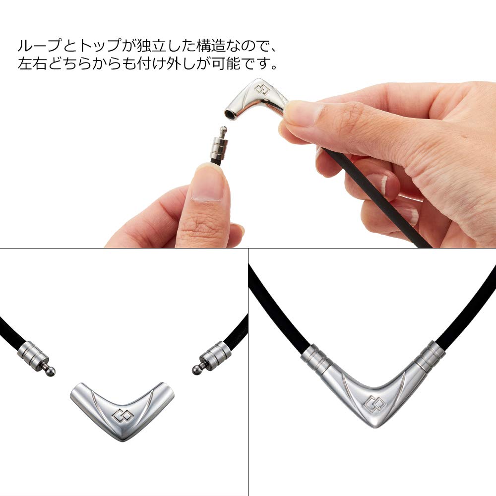 Colantotte TAO Necklace ABAPO01LL Black VEGA