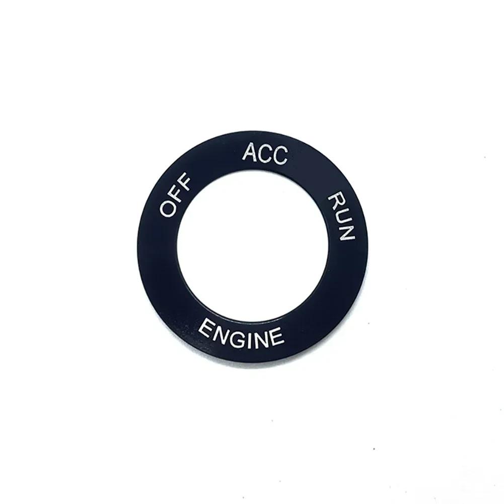 

For Dodge Challenger Charger Ram Durango Car Engine Start Stop Button Cover Switch Ignition Ring Decor Car Sticker Accessories