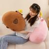 Cute Capybara Pillow Plush Toys To Give Girls Birthday Gifts To Sleep with Rag Doll Dolls On The Bed