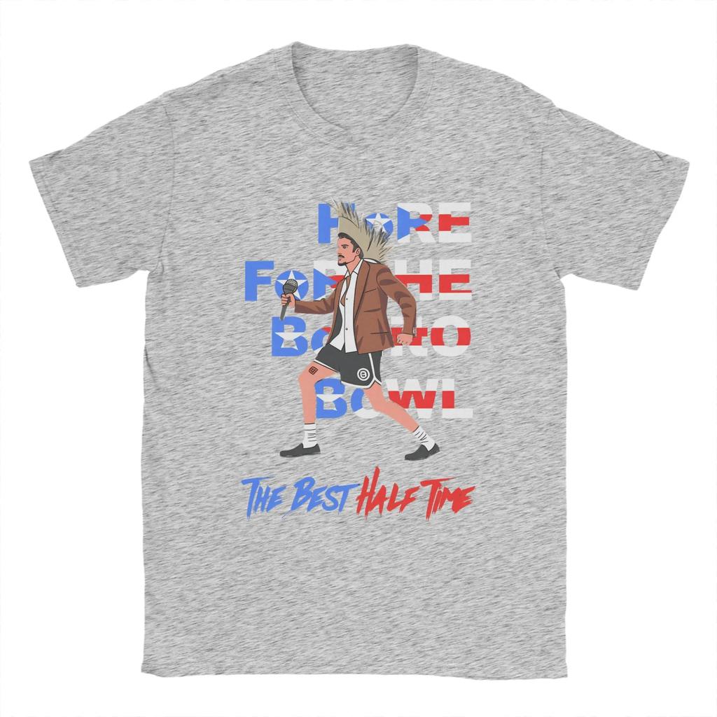 Bad Bunny Puerto Rican Flag Benito Bowl T Shirts Unisexs Pure Cotton Tshirts Crewneck Tees Short Sleeve Clothes Plus Size