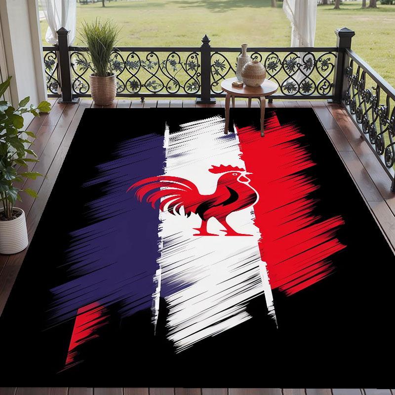 Soft Floor Carpet France national football team Pattern Area Rug Decorative Mat For Home Room Decoration