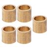 5PCS Billiard Cue Tip Copper Hoops 10.2mm Billiard Replacement Ferrule Snooker Pool Cue Tips for Cue Stick