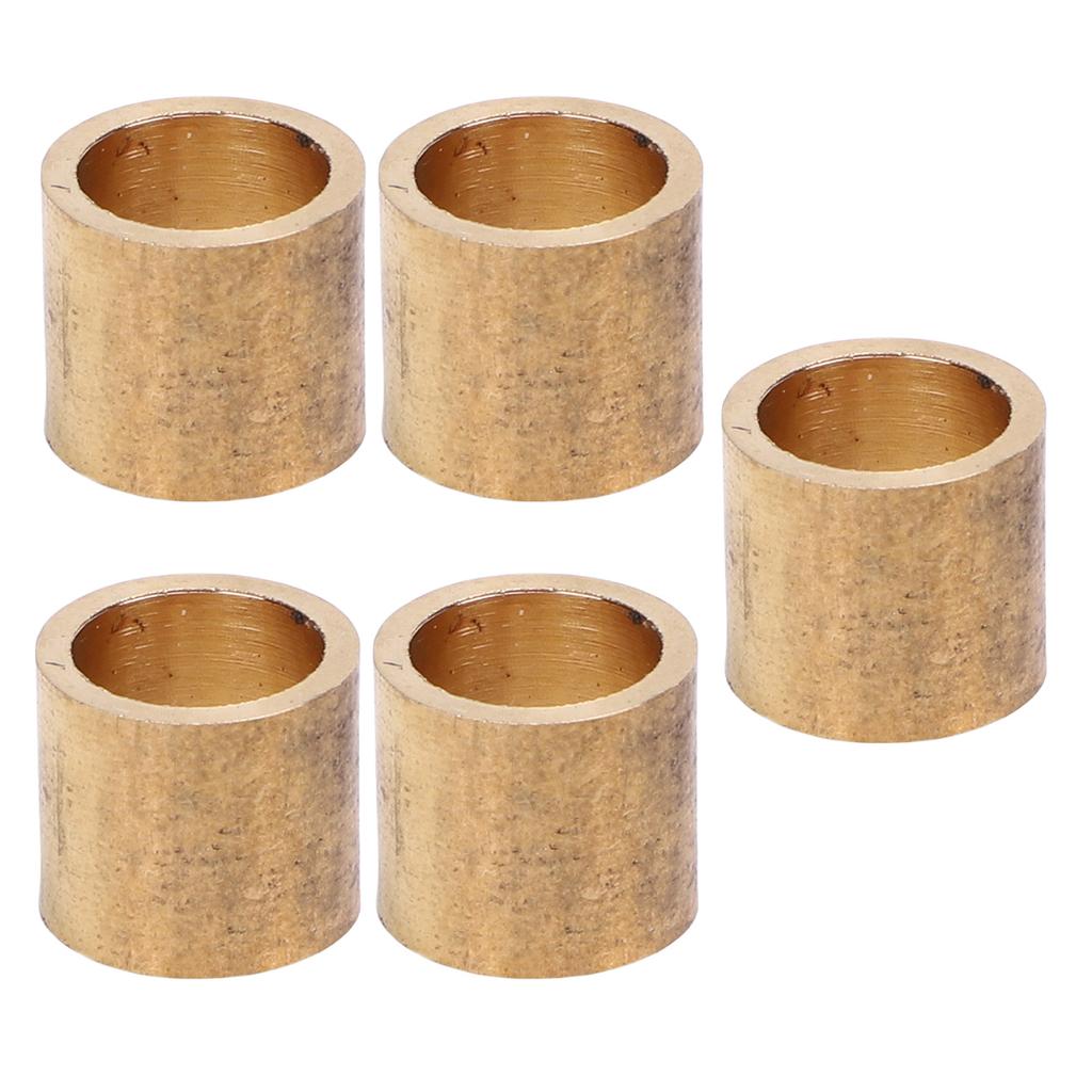 5PCS Billiard Cue Tip Copper Hoops 10.2mm Billiard Replacement Ferrule Snooker Pool Cue Tips for Cue Stick