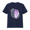Epilepsy Awareness T Shirt Purple Flower Brain Design Neurodiversity Autism Mom  Vintage Washed Slightly Soft Graphic Casual
