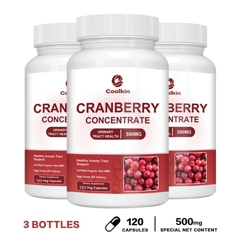 Coolkin Cranberry Capsules - 500mg - Urinary Tract Health