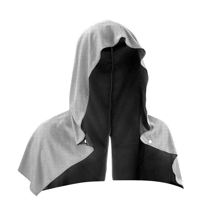 Hooded Cooling Sports Headband: Sun Protection, Sweat-Absorbent, Quick-Drying Shawl
