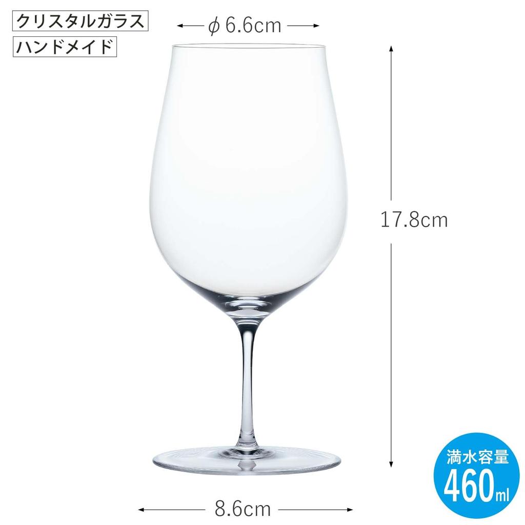 Sklenice na víno Toyo Sasaki Glass Corde Wine 460ml Sklo Červené víno Bílé víno Tenká Dárek Prezent DKC-23280
