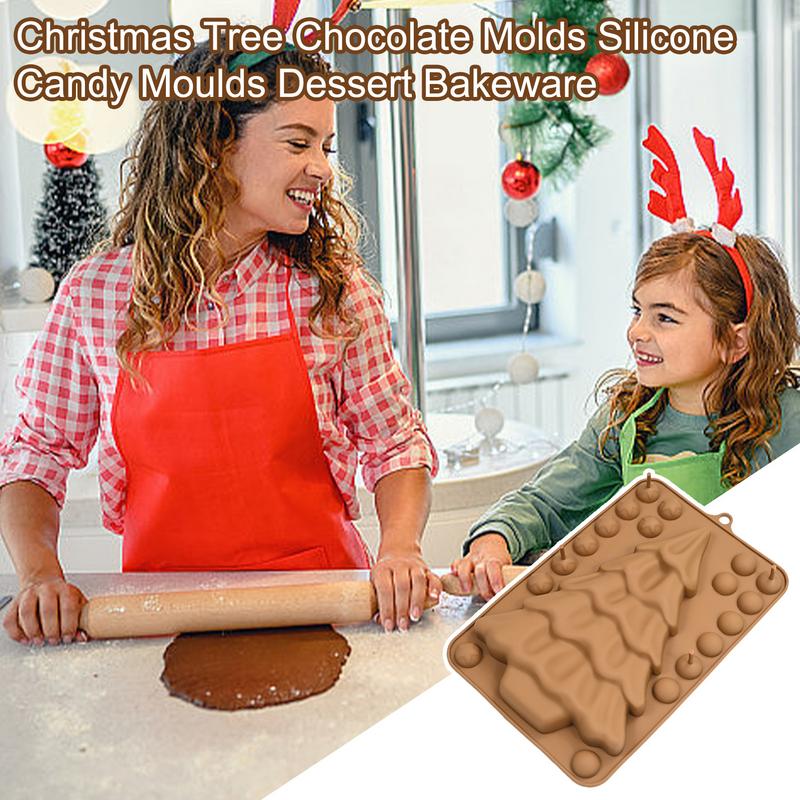 Christmas Tree Chocolate Molds Chocolate Candy Handmade Soap Ice Cube Biscuit Mold Chocolate Candy Handmade Soap Ice Cube