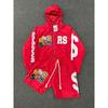Vintage Zip Loose Hooded Sweatshirt Streetwear Teens