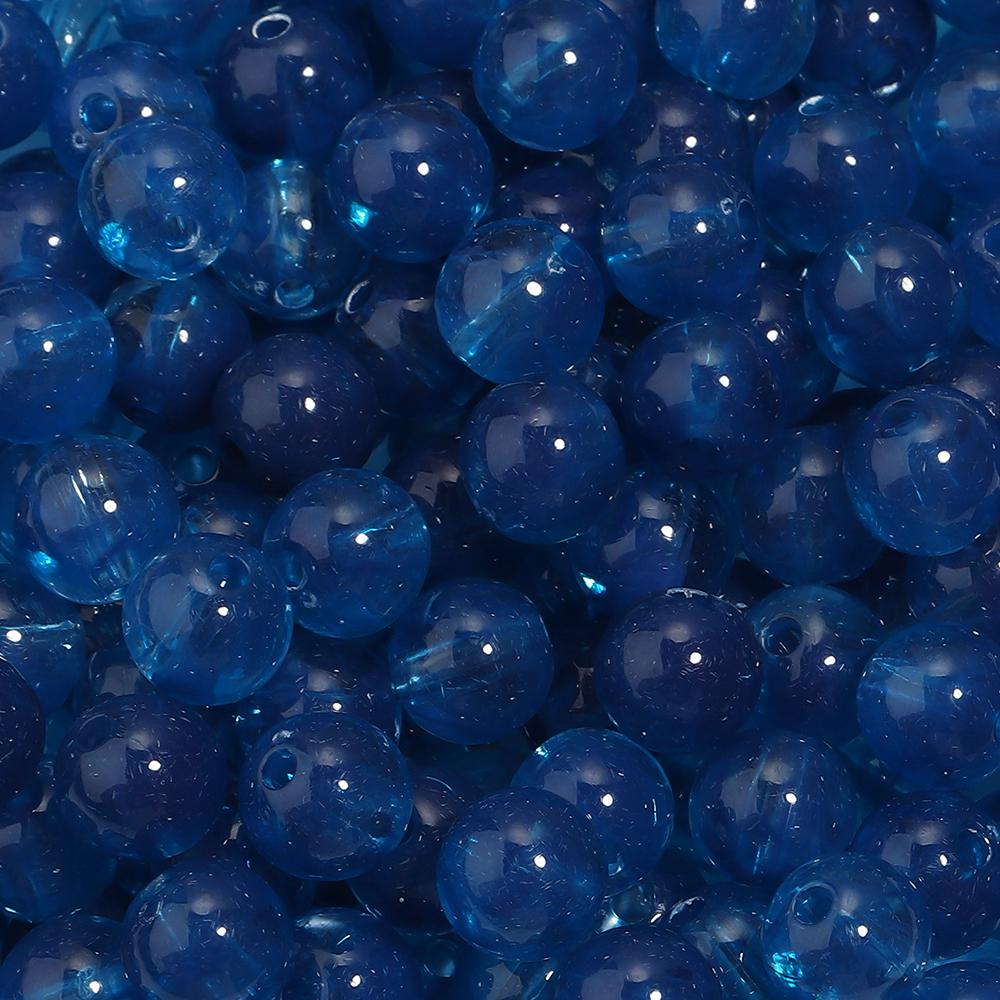 100pcs/lot 10mm Round Double Colors Acrylic Beads Loose Spacer Beads For Jewelry Making Diy Bracelet Necklace Charms Accessories