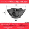 45°-75° CNC V-Shaped Dovetail Groove Milling Cutter with Inner Hole