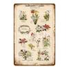 Enjoy Our Garden Kitchen FLowers Metal Tin Sign Farmhouse Home Retro Wall Painting Art Decor Beer Wine Farm Party Poster YL