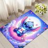 1pc Stitch Pattern Area Rug Soft Flannel Floor Mat for Living Room,Office,Bedroom and Carpet,Sofa Coffee Table Floor Mat