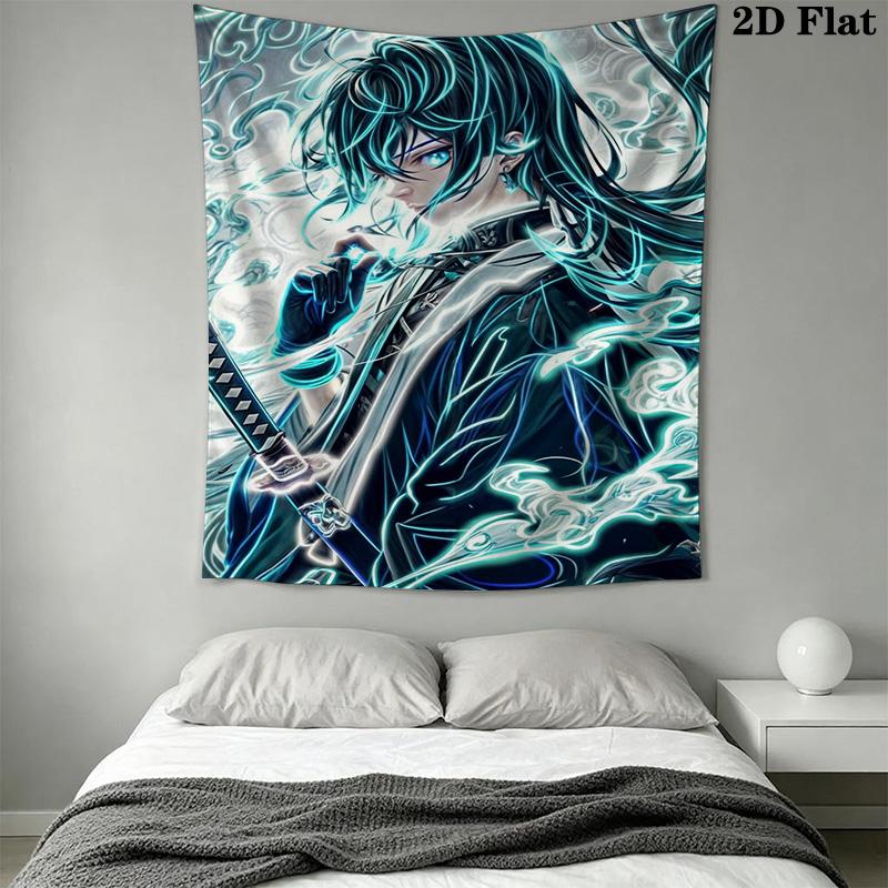 Demon Slayer Pattern Home Decor Tapestry, Wall Hanging, Decorative RV Wall Cloth.NGT0928544