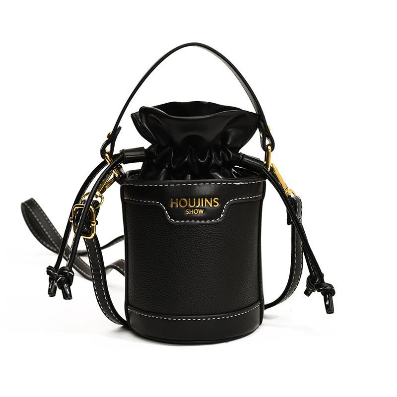 Stylish Princess Mini Bucket Bag For Kids In Trendy Color Block Design