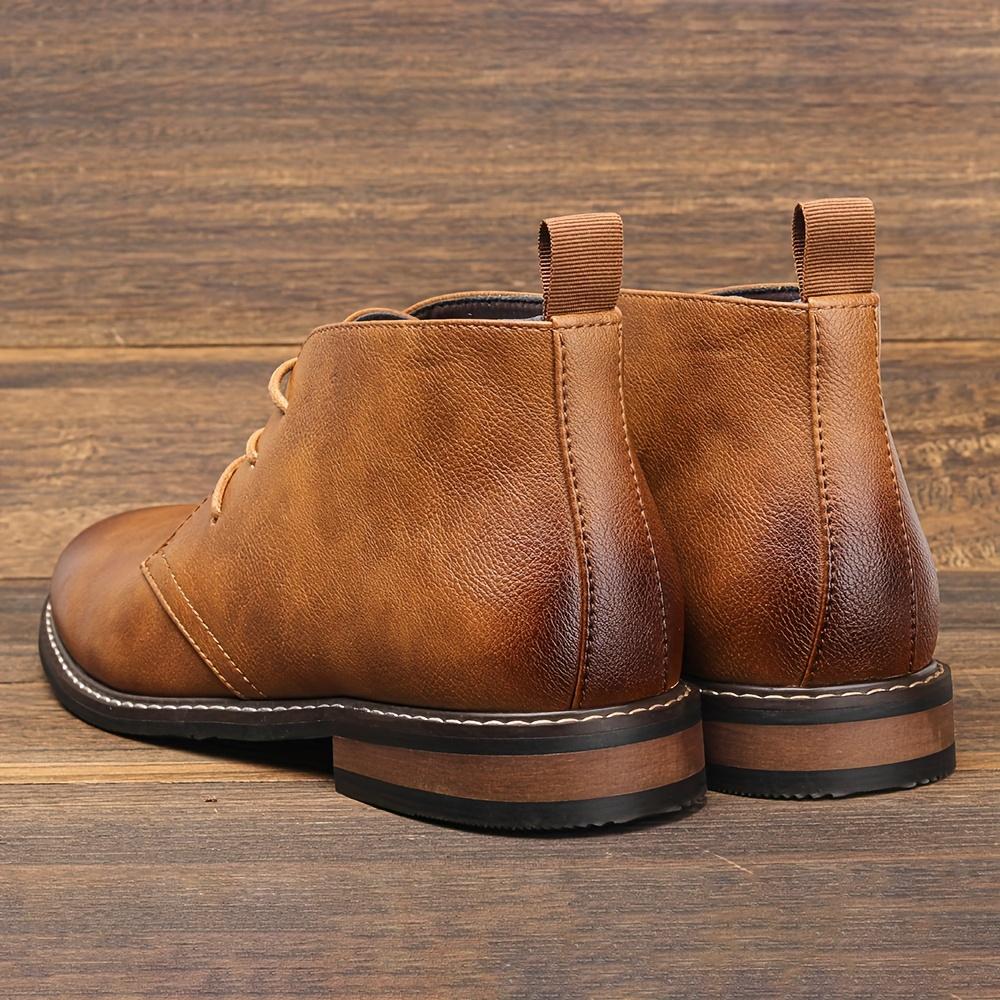 Boots Leather Retro Brand 2026 Casual Comfortable Fashion Outdoor Walking Shoe