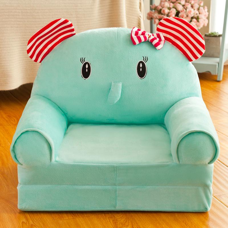 Cartoon Children's Multi-Layer Folding Plush Sofa Bed 