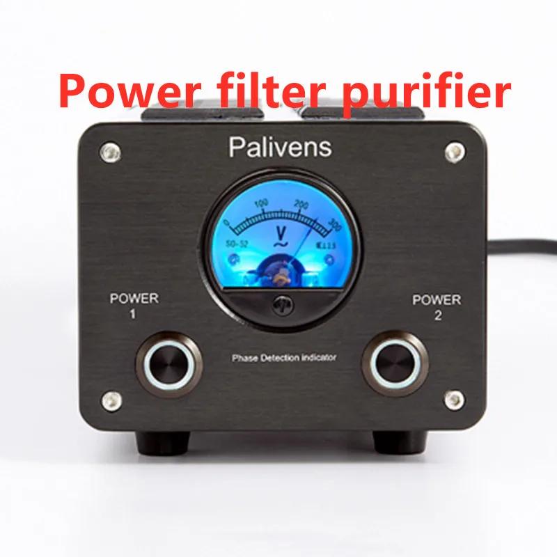 3000W 15A Filtre d'alimentation secteur audio Prise d'alimentation Affichage numérique LED Filtre de bruit audio Protection contre la foudre P20