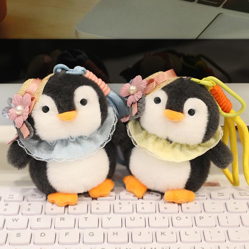 Cute Cute Little Penguin Pendant Plush Toy Doll Emperor Penguin Doll Couple Bag Keychain Rag Doll