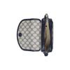 Gucci Ophidia Double G Logo Adjustable Shoulder Strap Magnetic Flap Zipper Closure Canvas And Leather Trim Messenger Bag Mini 772239-FACUK-4047