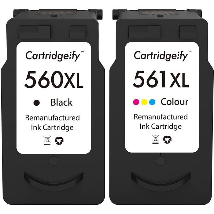 560XL 561XL Compatible Cartridge with Canon PG-560 CL-561 XL Ink Cartridges Multipack, for PIXMA TS5350 TS5352 TS7450[754]