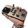 Personalized letters English applicable Apple 16Promax mobile phone case iPhone15Pro Europe and America 14Pro trend 17