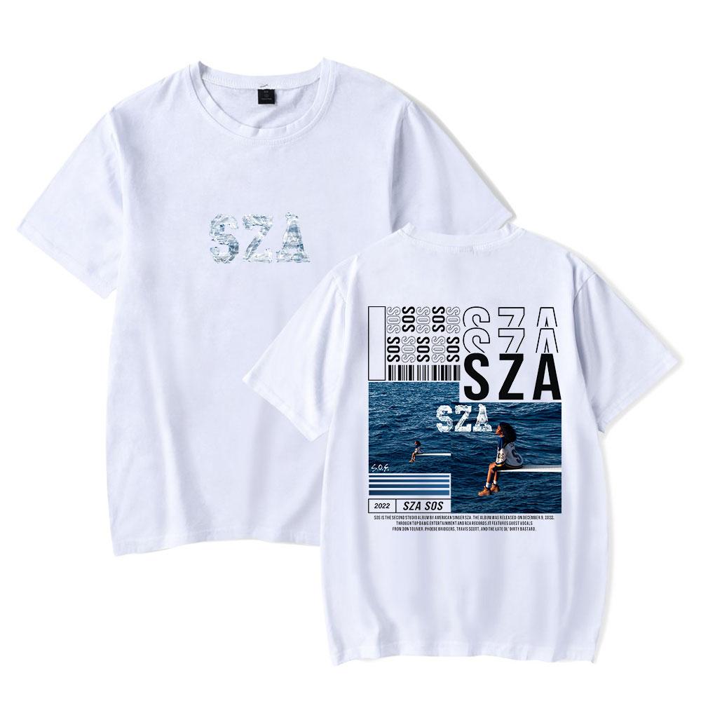 SZA SOS Tour Tee Rapper Album Merch Print Unisex Fashion Funny Casual HipHop Style Tshirt