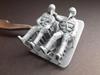 Rise144Models American Pilot Seated Posture Set 1 Plastic Model Parts RMA48005 1/48 1960s-1970s (2 Figures)