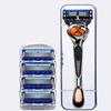 5-Blade Durable Manual Shaving Razor for Face