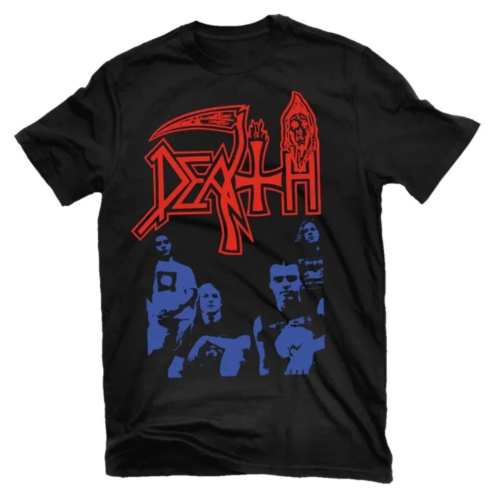 T-Shirt Herren Damen Sommer Baumwolle Band T-Shirt Death Metal Kurzarm T-Shirt Tops