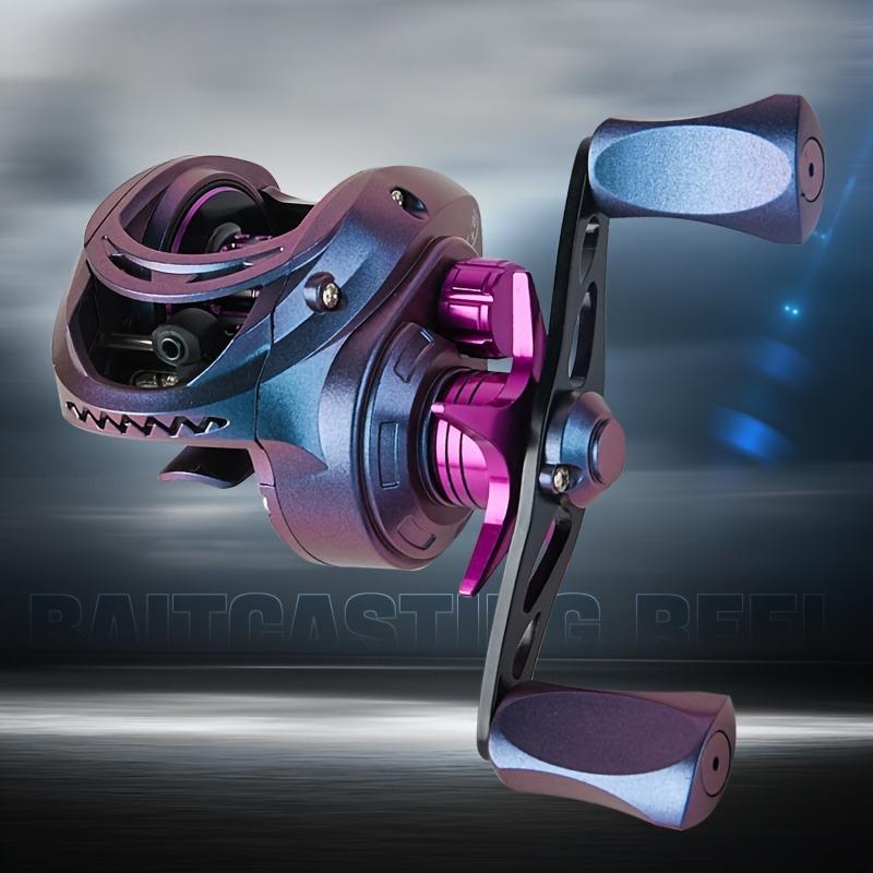 Casting Reel - High-speed 7.2:1 Gear Ratio, Maximum Drag 8kg Magnetic Braking System Ambidextrous Suitable for Both Freshwater and Saltwater Fishing