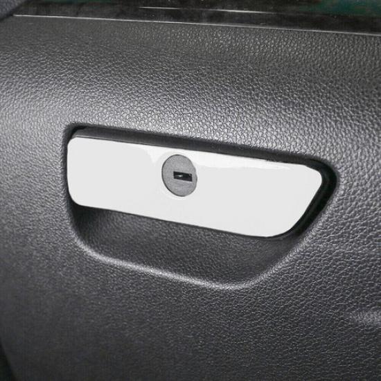 Co-Pilot Storage Box Handle Frame Trim For Ford Explorer 2013- Bright White