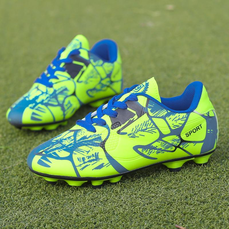 Student Children's Non-slip Soccer Shoes Artificial Grass Ag Spikes To Play Football Shoes