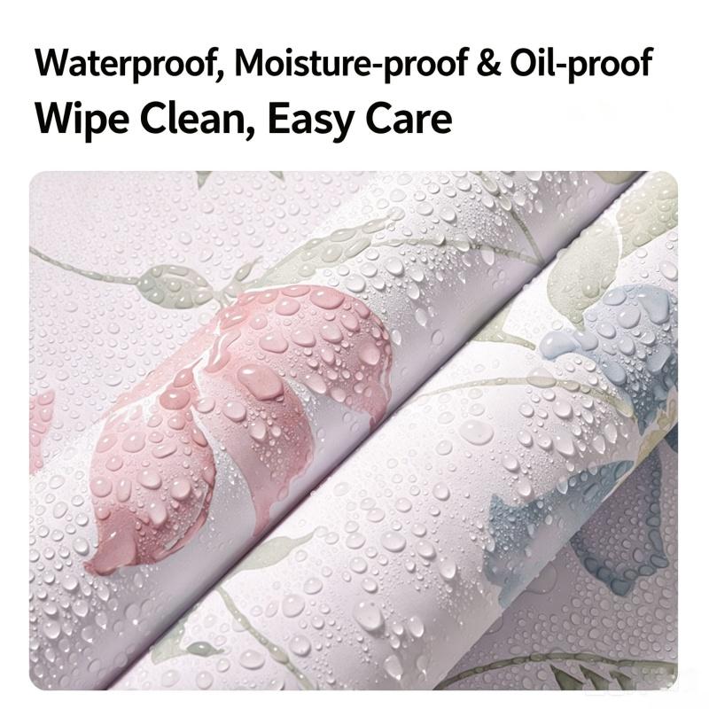 Decorative Printed Extra Thick Durable Wall Stickers Self Adhesive Waterproof Living Room Bedroom Background Wall Home Improvement