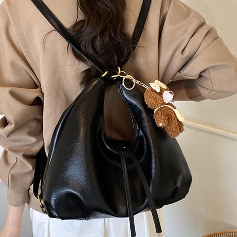 Multi-back fatot bag casual retro large-capacity women's new commuter simple single shoulder popular messenger bag