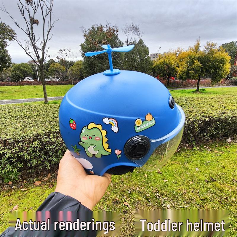 3C Certified Children's Universal Helmet - Four Seasons, Boys & Girls, Electric/Battery Cars, Summer Half Helmet