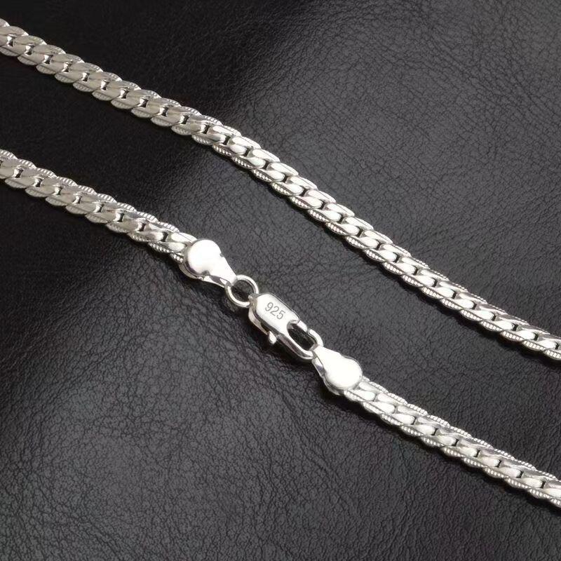 Direct sales 5MM full side necklace 18CM-60CM Japanese and Korean jewelry fashion