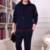 Men's Middle-Aged & Elderly Sportswear Set - Spring/Autumn Casual Two-Piece