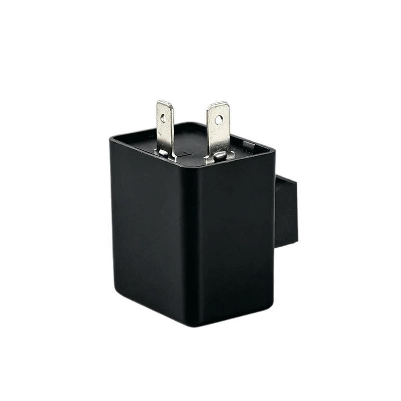 1Pcs 2 Pin Flasher Relay Turn Signal Indicator Controller 12V Led Motorcycle Flasher Buzzer For Car Accessories