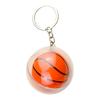 Realistic Basketball Acrylic Keychain Large Size Sturdy Lightweight Accessory For Sports Fans And Trendy Style Lovers