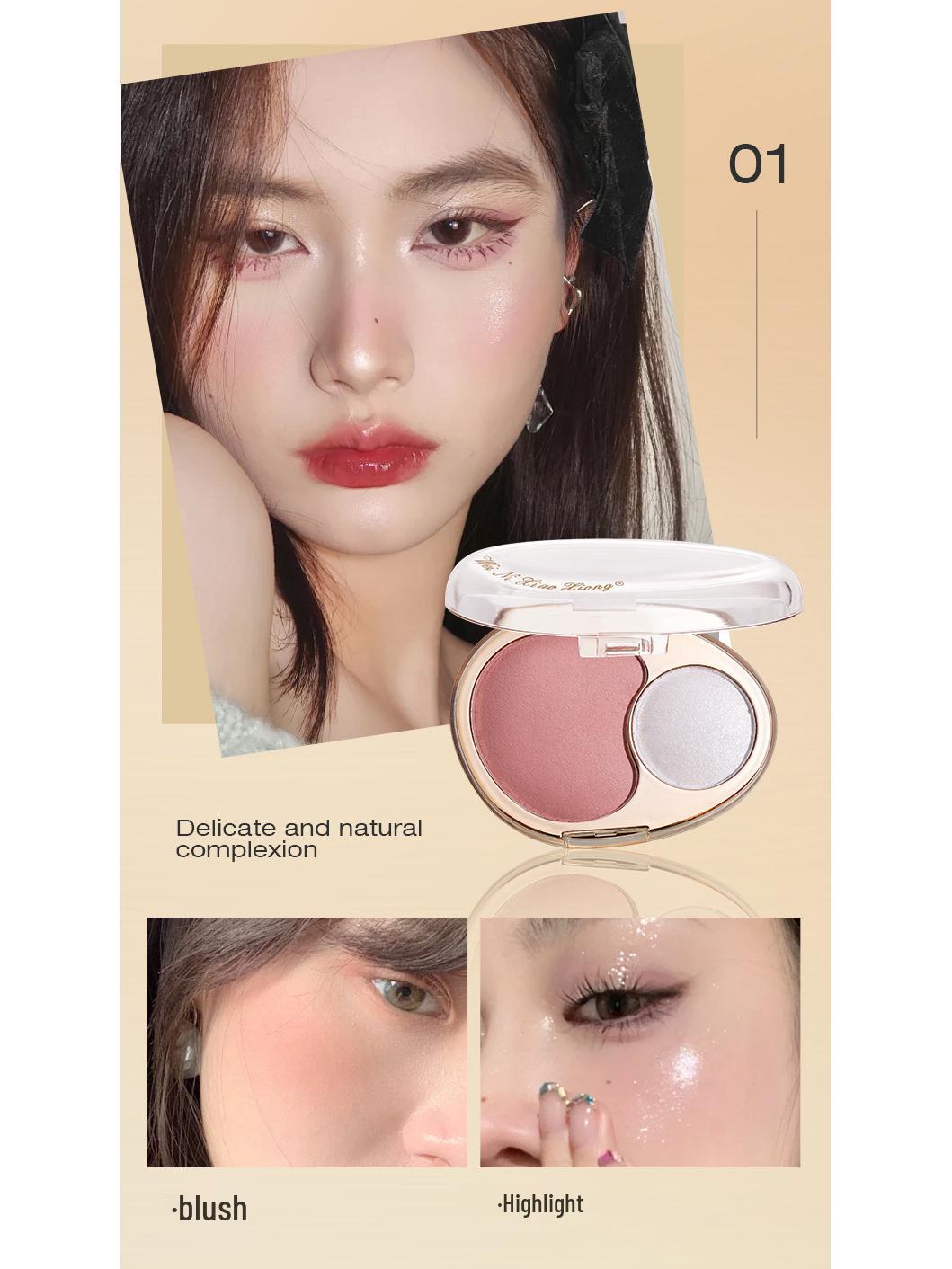 

Винни Пух Мерцающая Звезда Дуо Палетка Хайлайтера и Румян