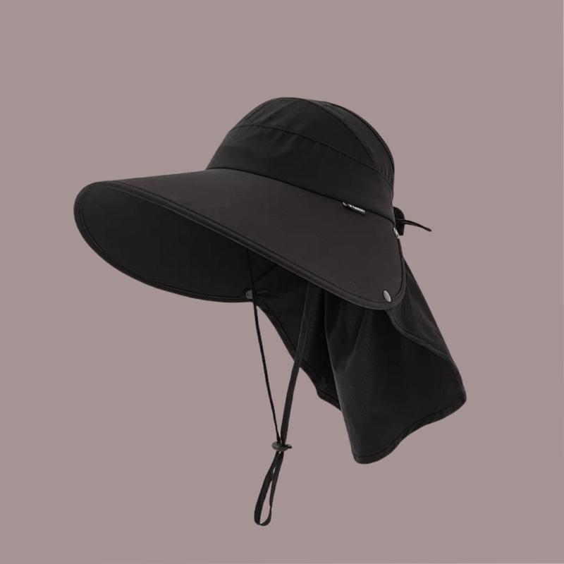 Long Brims Sun Hat Breathable Sun Hat Sunshade Neck Coverage Hat for Women Adjustable Hat Outdoor Hiking Camping Caps