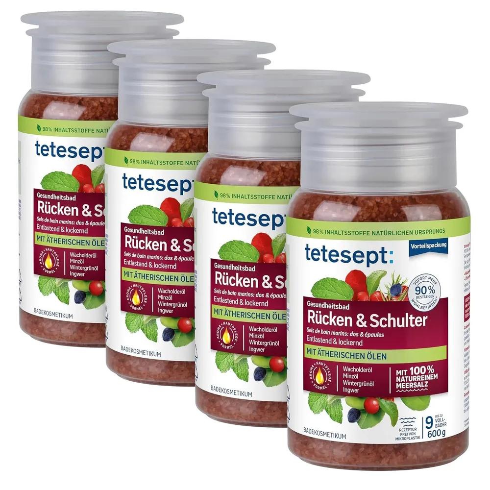 tetesept Bag & Schol The Bath Salt 600g (4 packs)
