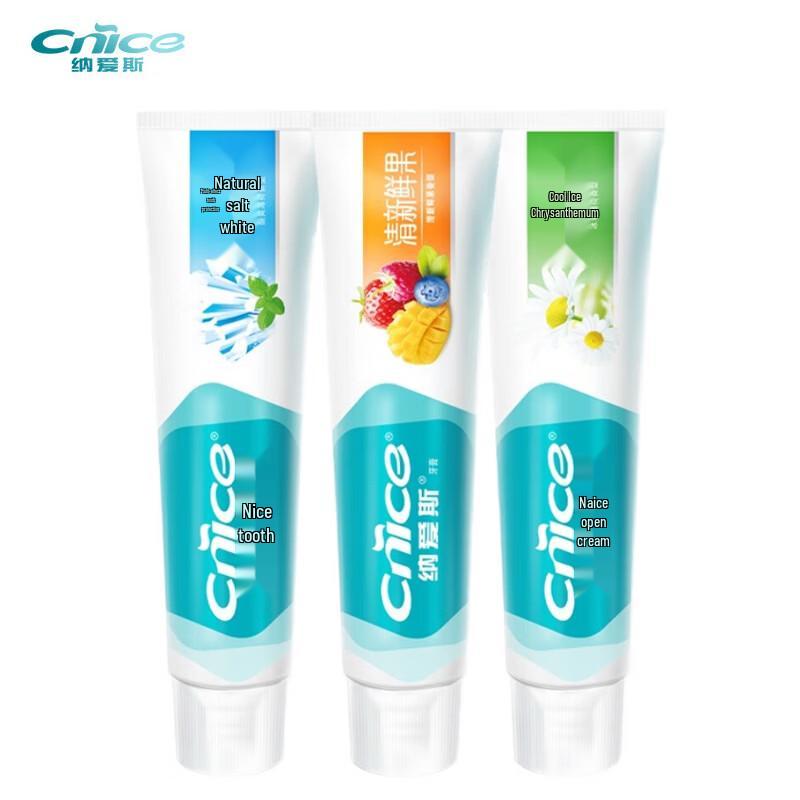 Naais Multi-Flavor Toothpaste 3-Pack